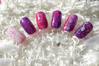 Nail Harmony Gelish Marbled Swatches