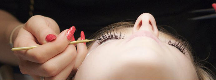 Myscara being applied