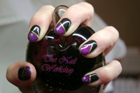 Purple and Black with Gold - Click here to enlarge this image
