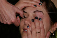 Threading at The Nasil Workshop - Click here to enlarge this image